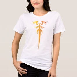 Mörkt Tribal Fenix-emblem – mytiskt tecken T Shirt