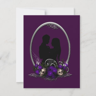 Mörkt Union Vampyr Goth Bröllop Inbjudningar