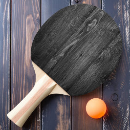 Mörkt Väderbitet Trä Pingisracket