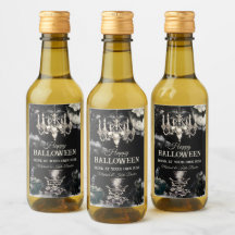 Mörkt Vintage Gotiskt Skalle Årligt Halloween Pres