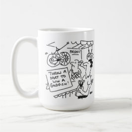 Mörktävling - Vinn en Goldfish - Fairground Kaffemugg