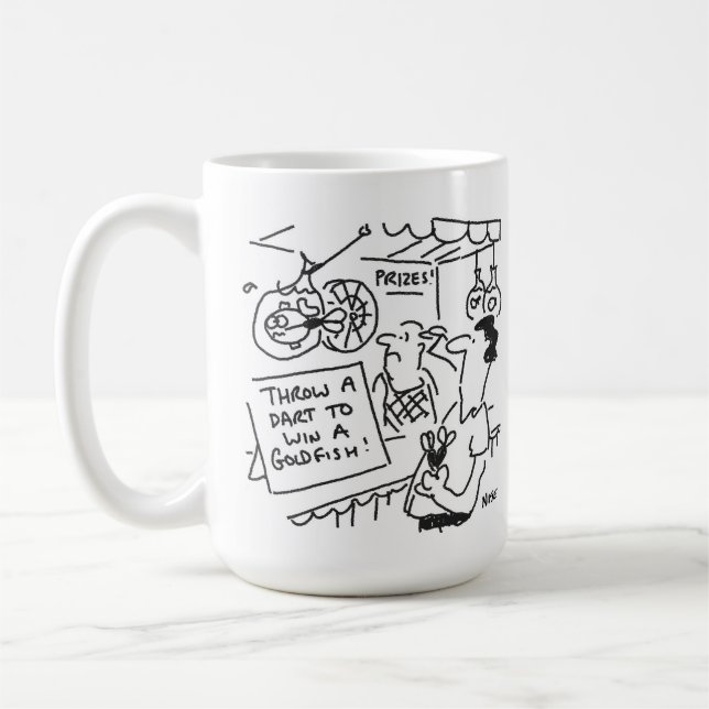 Mörktävling - Vinn en Goldfish - Fairground Kaffemugg (Vänster)