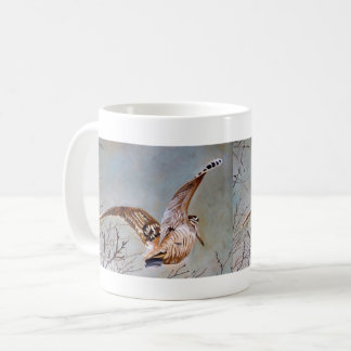 Morkulla i flykt kaffemugg
