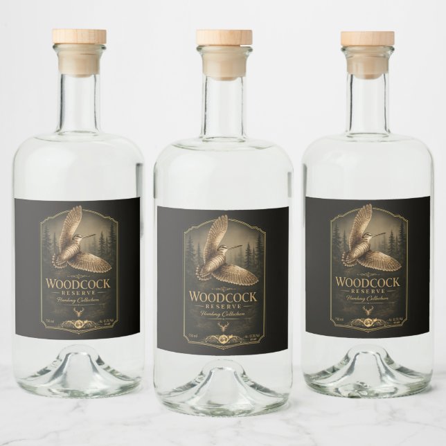 Morkulla  spritflaskor etikett (Flaskor)