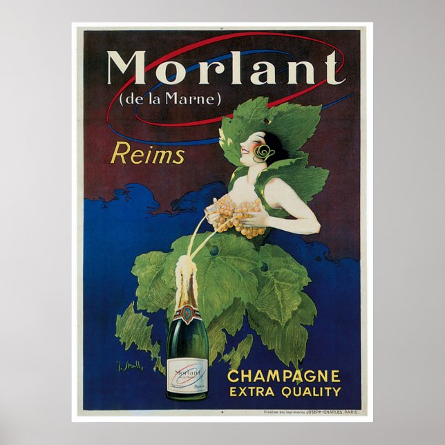 Morlant Champagne Advertisment Poster (Framsidan)