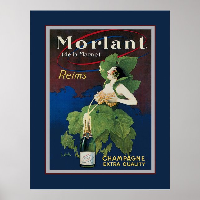 Morlant Champagne Advertisment Poster (Framsidan)