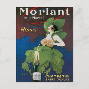 Morlant Champagne Vintage Drink Ad Art Vykort