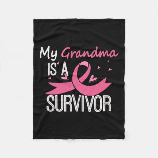 Morma är en medvetenhet om bröstcancer i överlevan fleecefilt