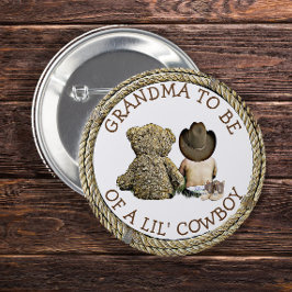 Morma att vara av en Lil Cowboyknapp Knapp