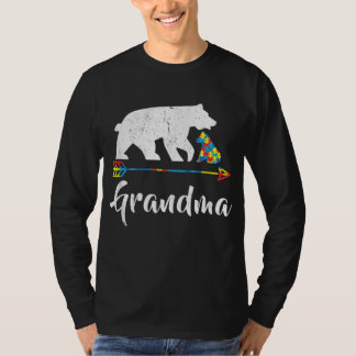 Morma Bear Autism Awareness Proud Autism Mamma T Shirt