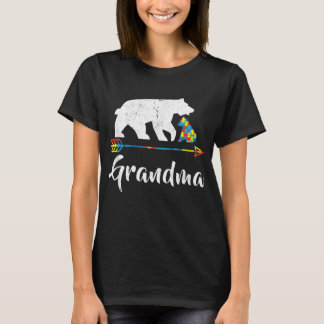 Morma Bear Autism Awareness Proud Autism Mamma T Shirt