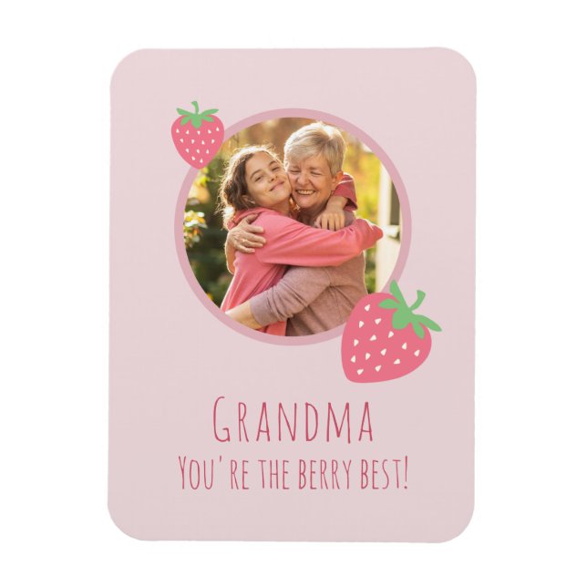 Morma, du är Berry Best Photo Magnet (Vertikal)