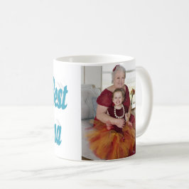 Morma foto himlar blue typography Mors dag Kaffemugg