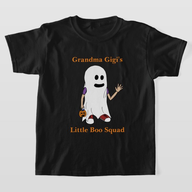 Morma Gigi's Little Boo Squad med pojken T Shirt (Laydown)