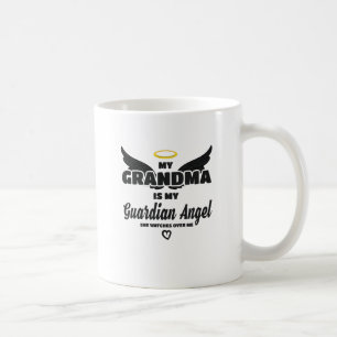 Morma Guardian Angel tittar över mig i minnet Kaffemugg