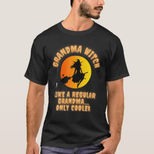 Morma Halloween-Witch-dräkt som en vanlig vit T Shirt