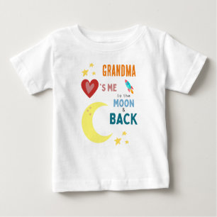 Morma Kärlek mig till måne och Baby T-Shirt