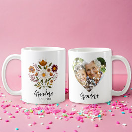 Morma-presentfoto, giftigt blommigt kaffe mugg