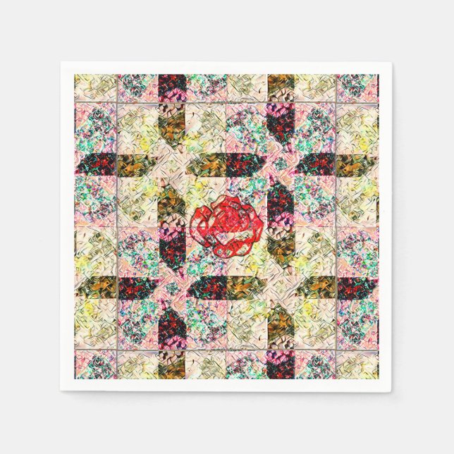 morma ro quilt papper pappersservett (Framsidan)