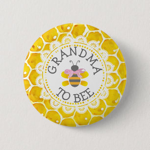 Morma till Bee Baby Shower-knapp Knapp