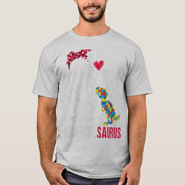Mormanaurus T rex Dinosaur Clothing Gifts. Funny Shirt (Framsida)