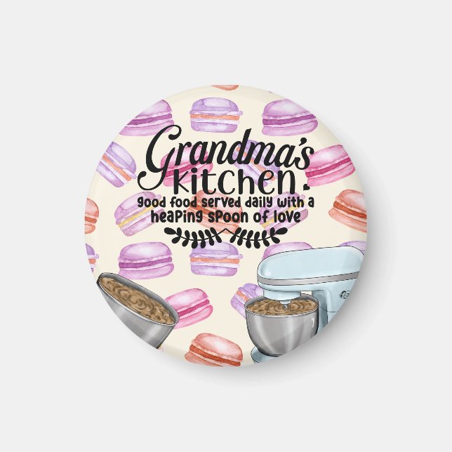 Mormas Bra Food serverade dagligen med en Han Magnet (Framsidan)