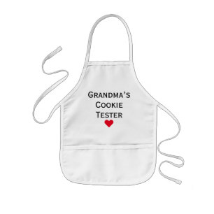 Mormas Cookie Tester Barnbarn Kids' Apron Barnförkläde