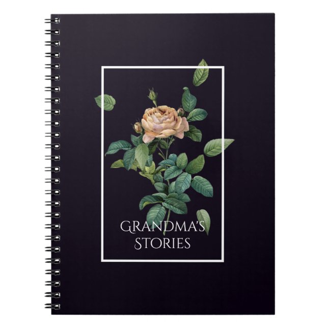 Mormas familjehistoria anteckningsbok (Framsidan)