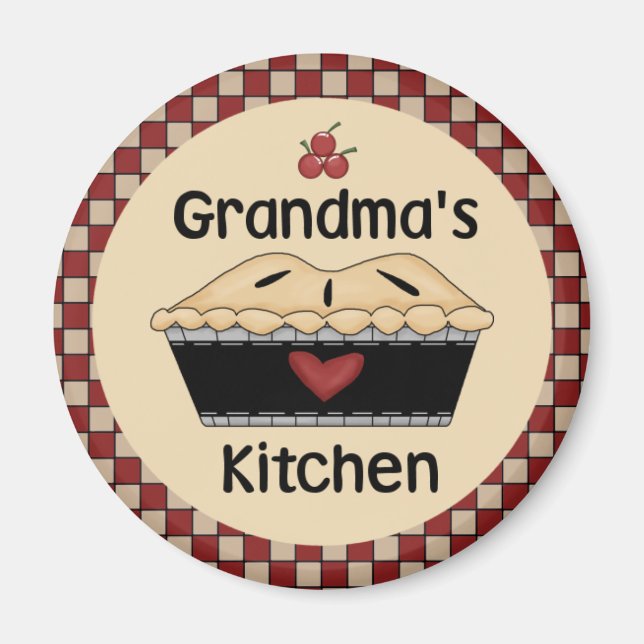 Mormas Kitchen Fridge Magnet (Framsidan)