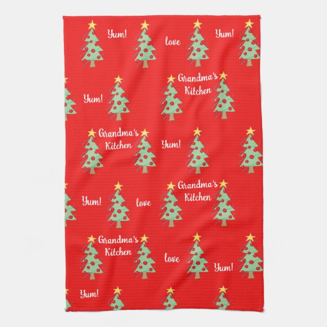 Morma's Kitchen Julgran Kitchen Towel Kökshandduk (Vertikal)