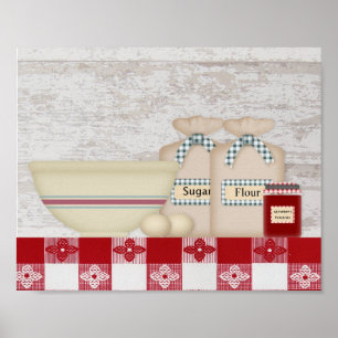 Morma's Kitchen Print Poster