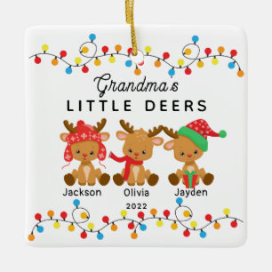 Mormas lilla Deers jul-prydnad Julgransprydnad Keramik