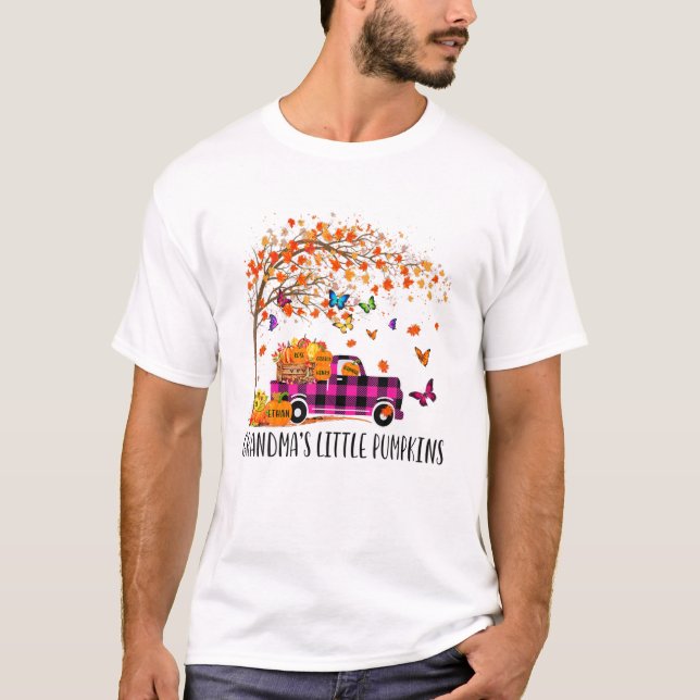 Mormas lilla knumpor mormor hösten än t shirt (Framsida)