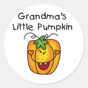Mormas lilla Pumpkin T-shirts och presenter Runt Klistermärke