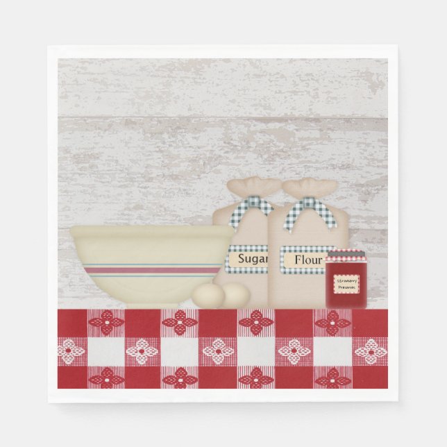 Mormas Pappra köksservetter Pappersservett (Framsidan)