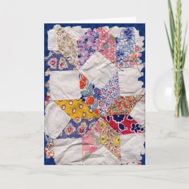 Mormas Quilt Kort (Framsida)