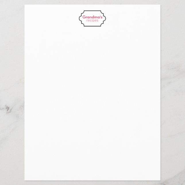 Mormas receptsamling reklamblad (Framsidan)