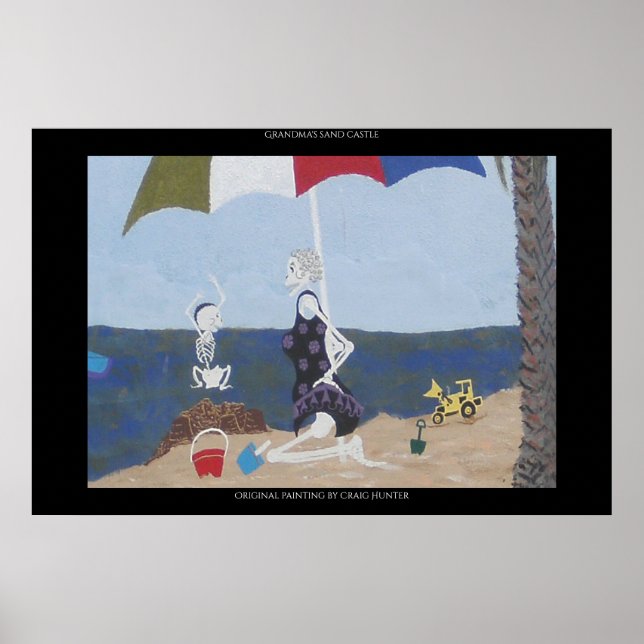 Mormas sandslott poster (Framsidan)