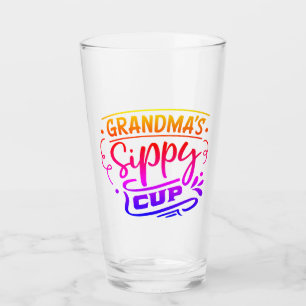 Mormas sippy kopp lustigt glas