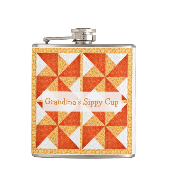 Mormas Sippy Kopp Quilt Titta Fickplunta (Framsidan)