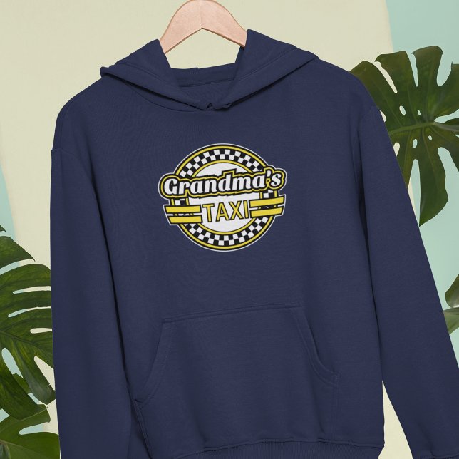 Mormas Taxi-tecken Hoodie (Skapare uppladdad)