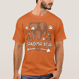 mormbjörnskjorta för kvinnor, mormbjörn 2 unge t shirt
