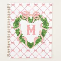 Mormenium Heart WAN Monogram Bamboo & Bow