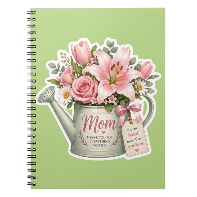 Mormodets blommor anteckningsbok (Framsidan)