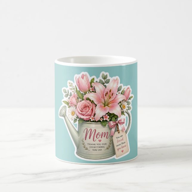 Mormodets blommor kaffemugg (Center)