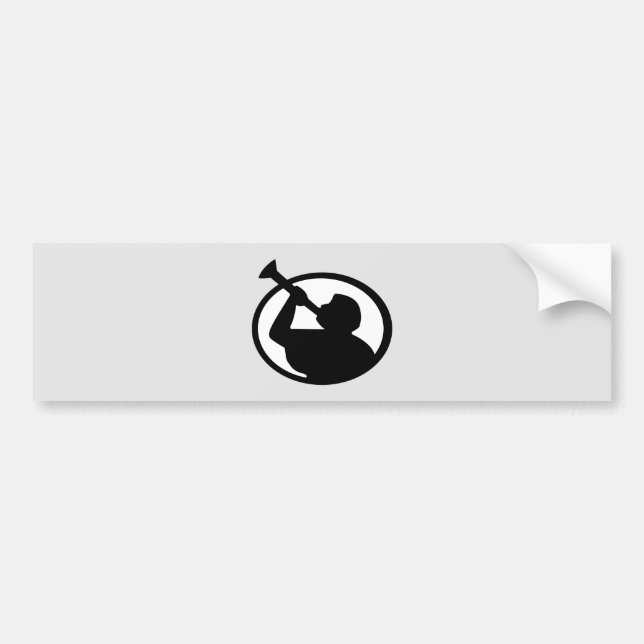 Mormon Angel Mormoni (Mormonismens symbol) Bildekal (Framsidan)