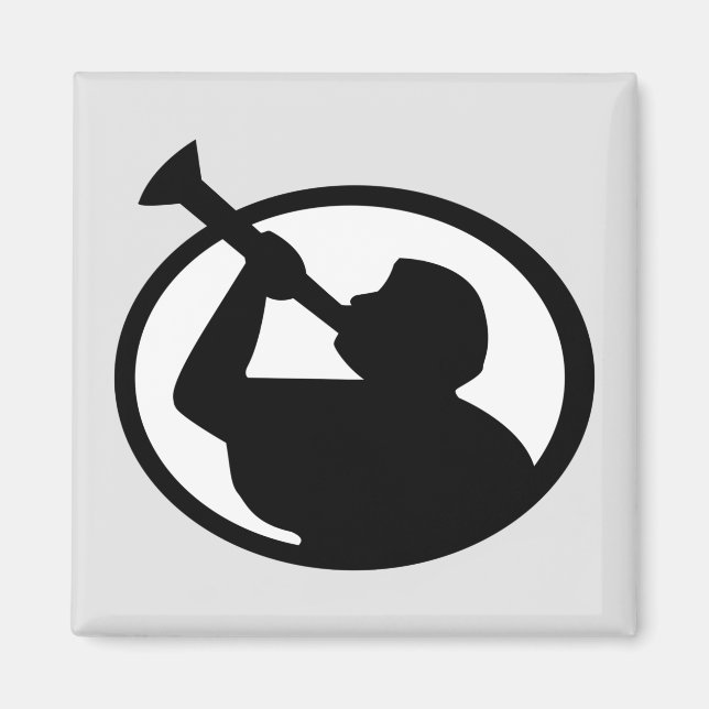 Mormon Angel Mormoni (Mormonismens symbol) Magnet (Framsidan)