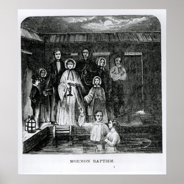 Mormon Baptism Poster (Framsidan)