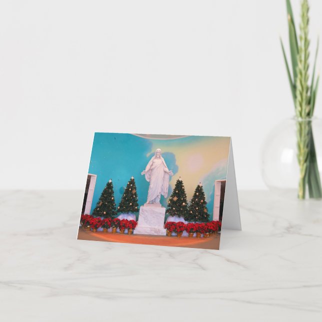 Mormon Christus jul Helgkort (Framsida)
