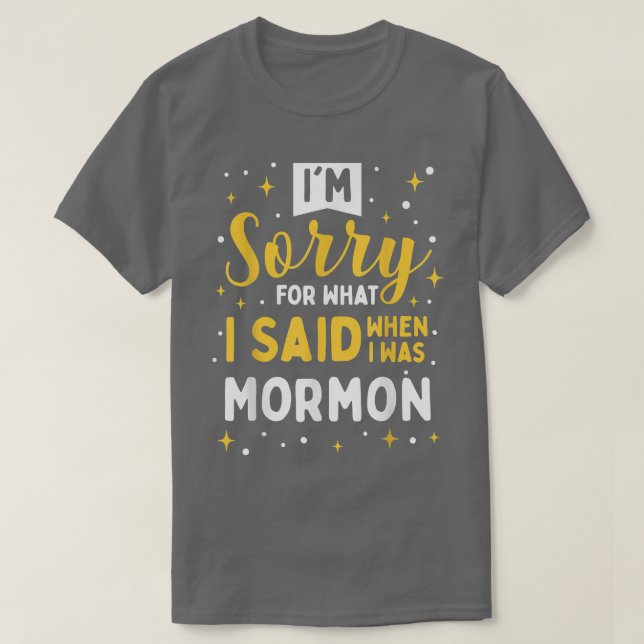 Mormon LDS Missionary T Shirt (Design framsida)